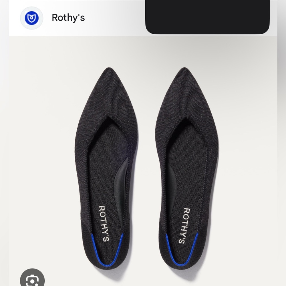 Rothy's Grey and Blue Women's Flats
